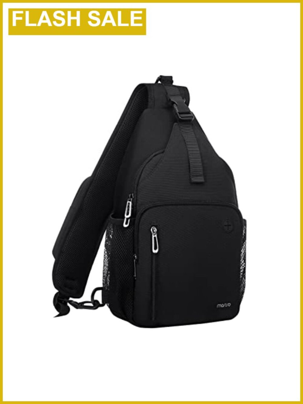 MOSISO Sling Backpack Crossbody Bag Travel Hiking Daypack with USB Port